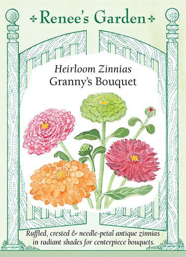RG Zinnia Granny's Bouquet Mix 